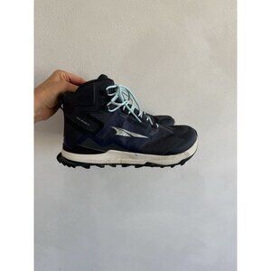 Altra Womens All Weather Wthr 2 Navy Blue Hiking Shoes Boots 8 Lace Up Trail